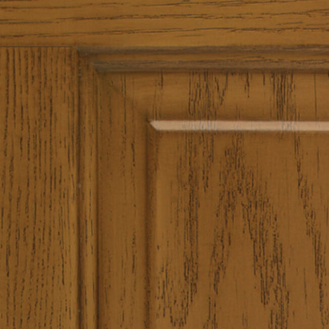 Closeup example of a Legacy steel door with woodgrain texture