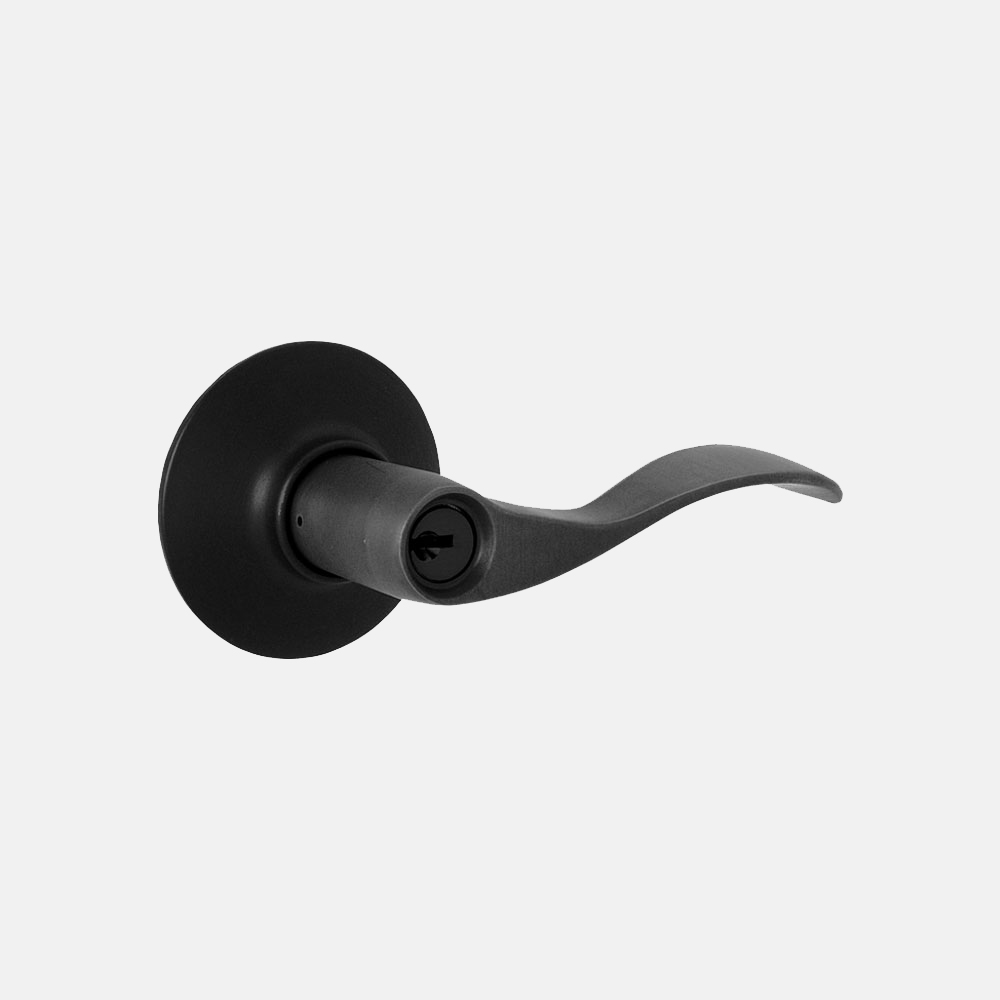 Schlage® Classic Accent Keyed Lockset in Black
