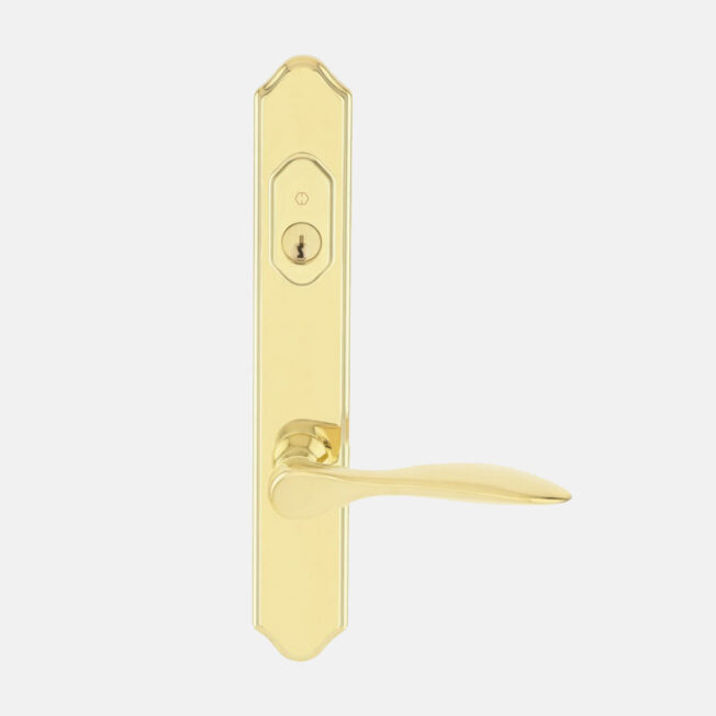 {Hoppe® New Orleans Contemporary Arch in Bright Brass}