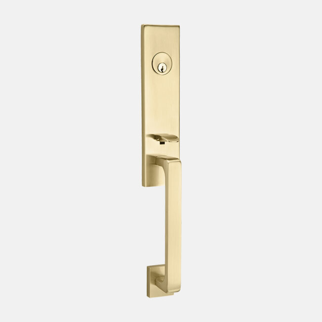 {Emtek® Davos in Satin Brass}