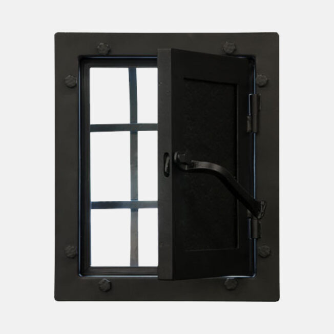 {Speakeasy Iron Door Interior}