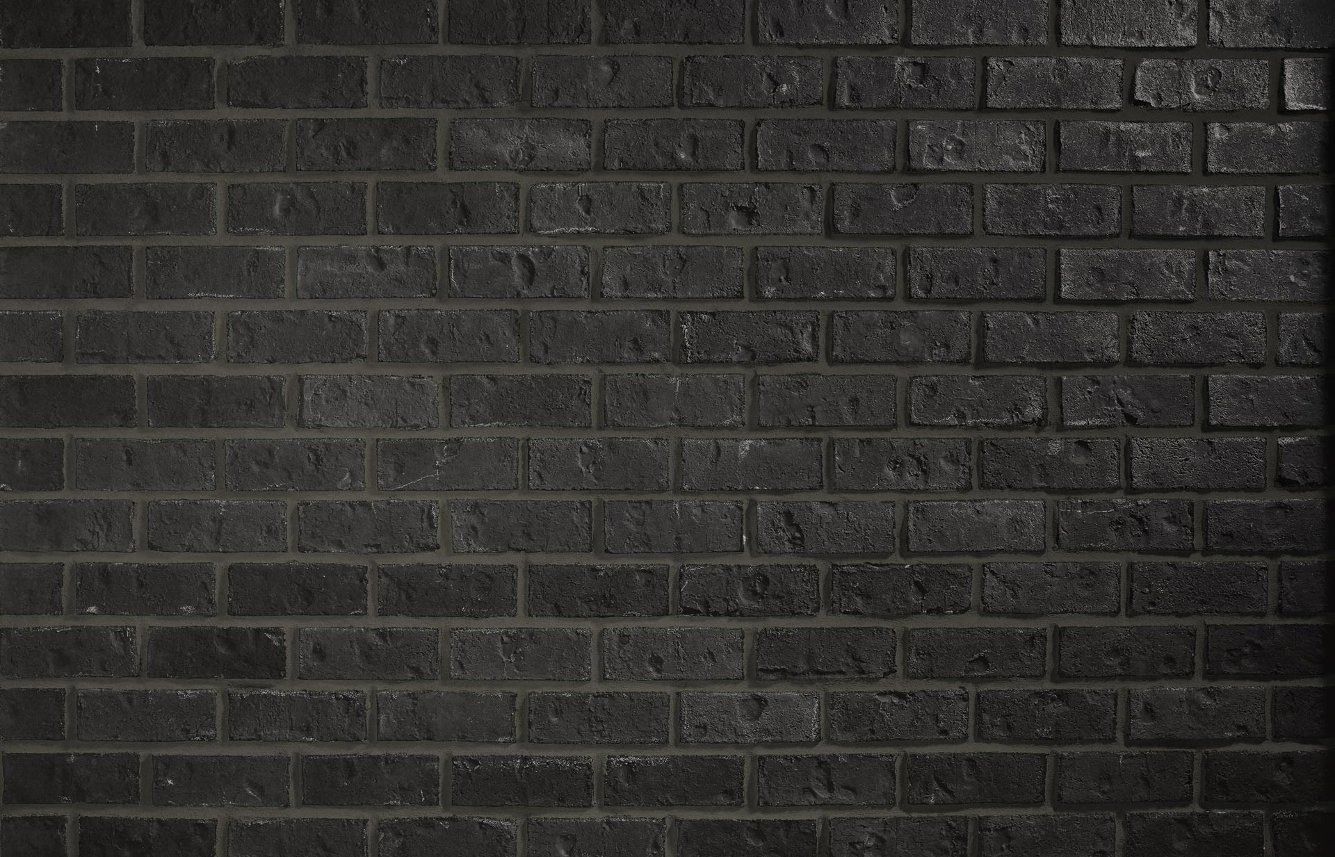 Thin Brick Midnight with Brown Grout