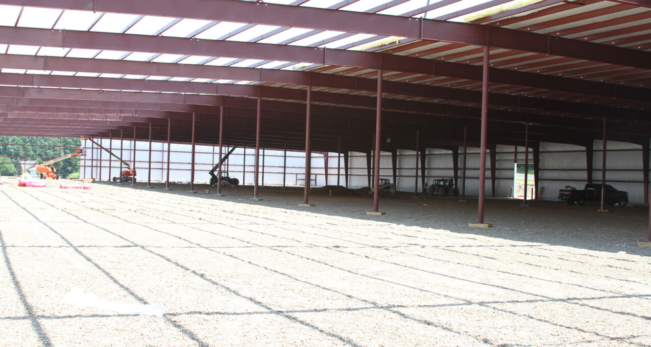 {Image showing in-process construction at one of ProVia's manufacturing facilities, which indicates ProVia's expansion and growth}