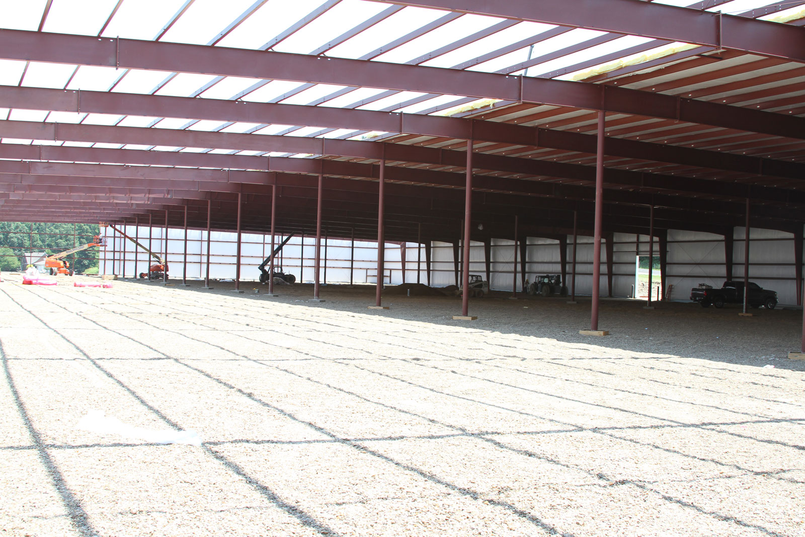 Image showing in-process construction at one of ProVia's manufacturing facilities, which indicates ProVia's expansion and growth