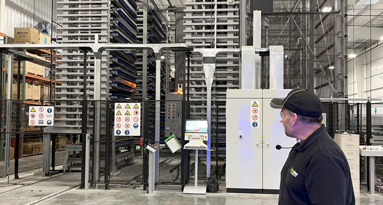 {Vertical Storage System at the ProVia Entry Door Manufacturing Facility in Walnut Creek, Ohio}