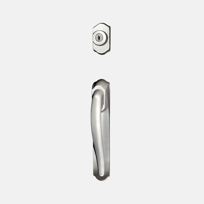 {Townsend Storm Door Hardware in Satin Nickel}