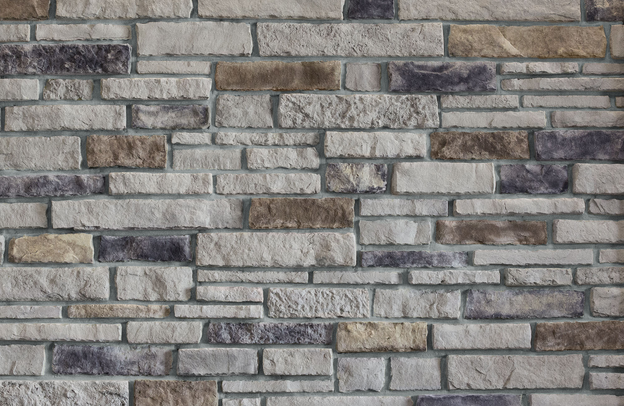 Chisel Cut™ Wellington with Gray Grout
