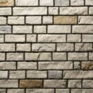 {Edge Cut™ Beech manufactured stone veneer with Brown Grout color}