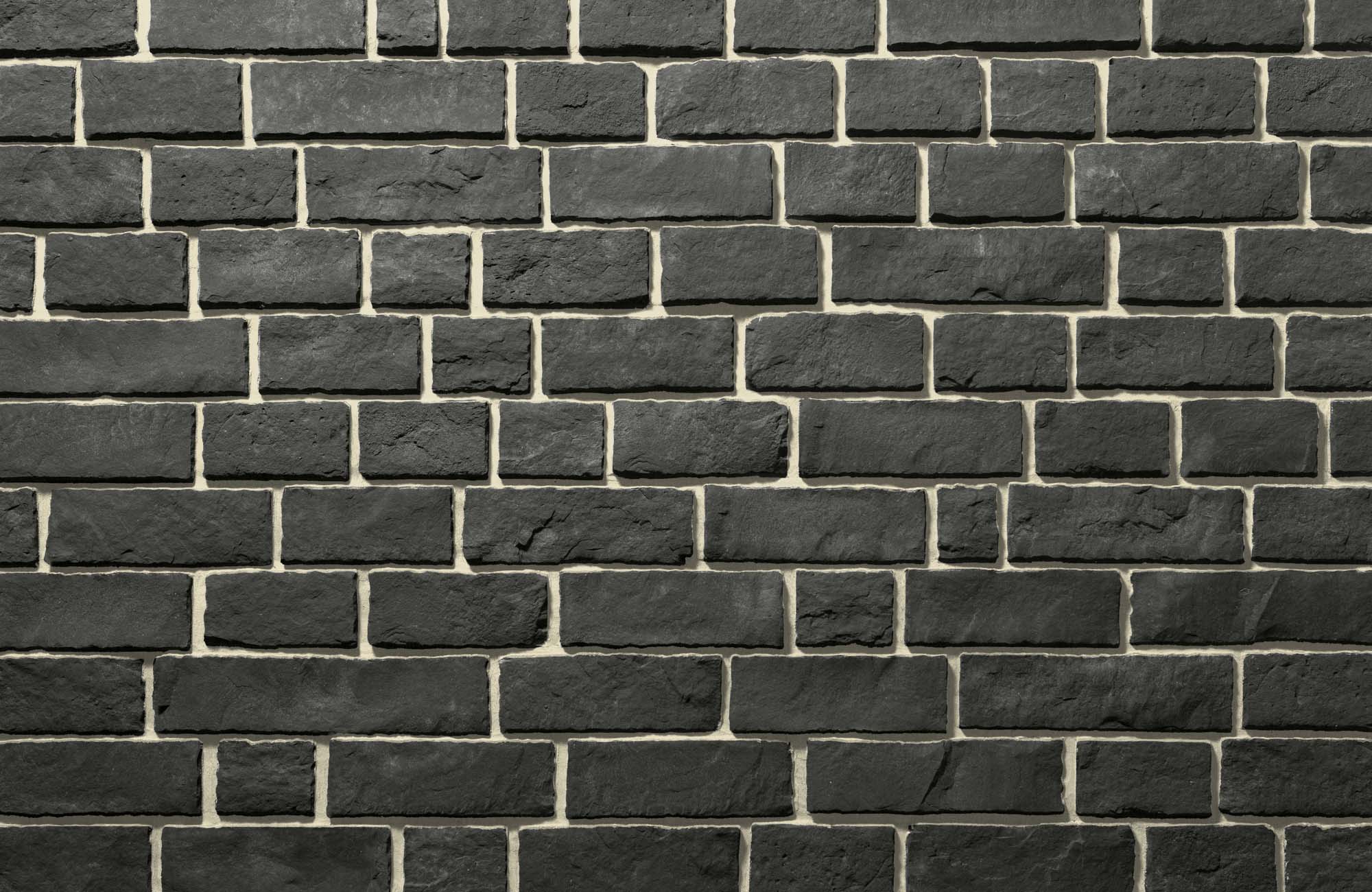 Edge Cut™ Obsidian with Buff Grout