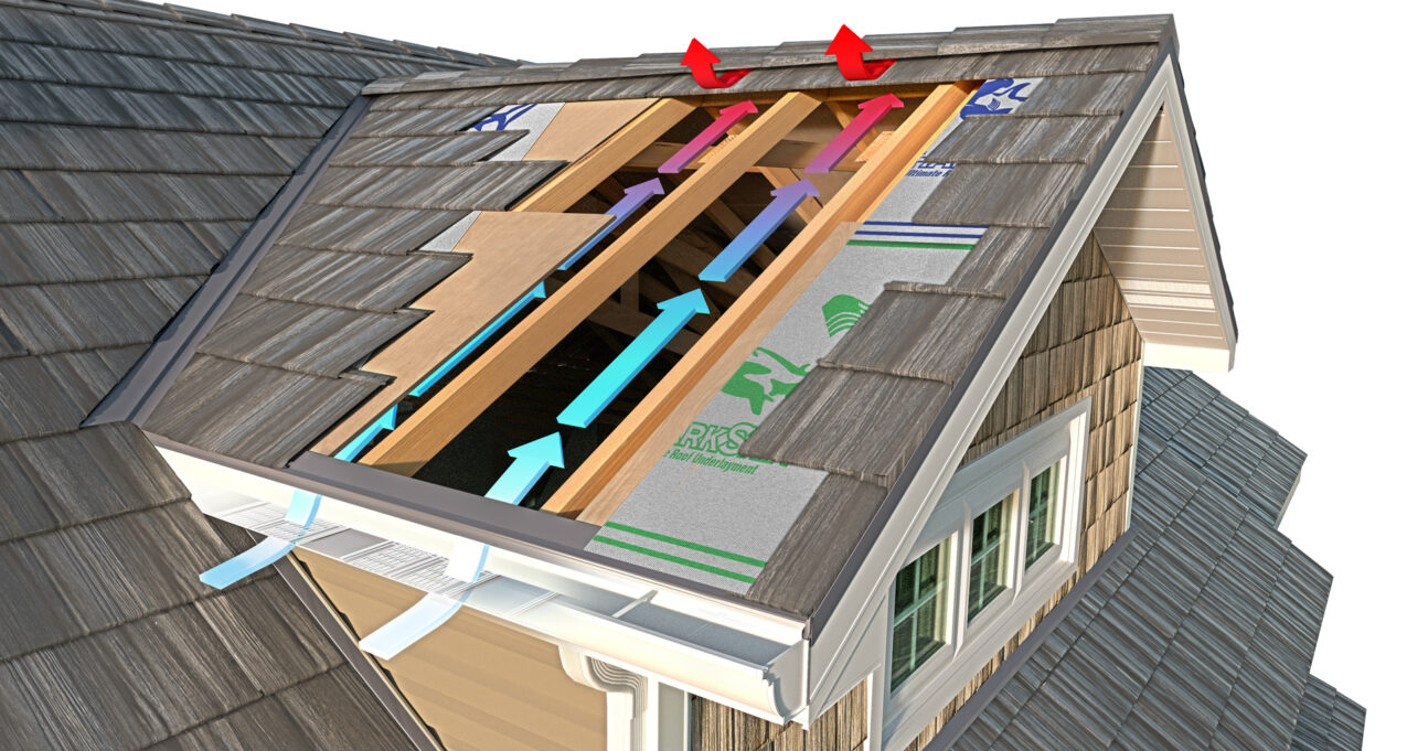 {Illustration showing the importance of metal roofing ventilation}