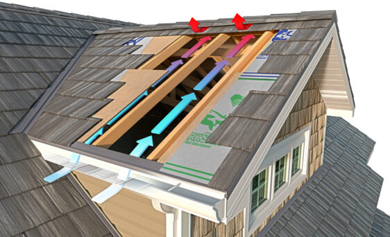 {Illustration showing the importance of metal roofing ventilation}