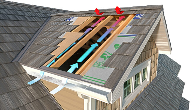 {Illustration showing the importance of metal roofing ventilation}