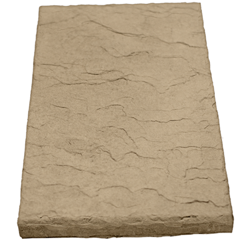 Isolated image of a ProVia Manufactured Stone Half Hearthstone Accessory