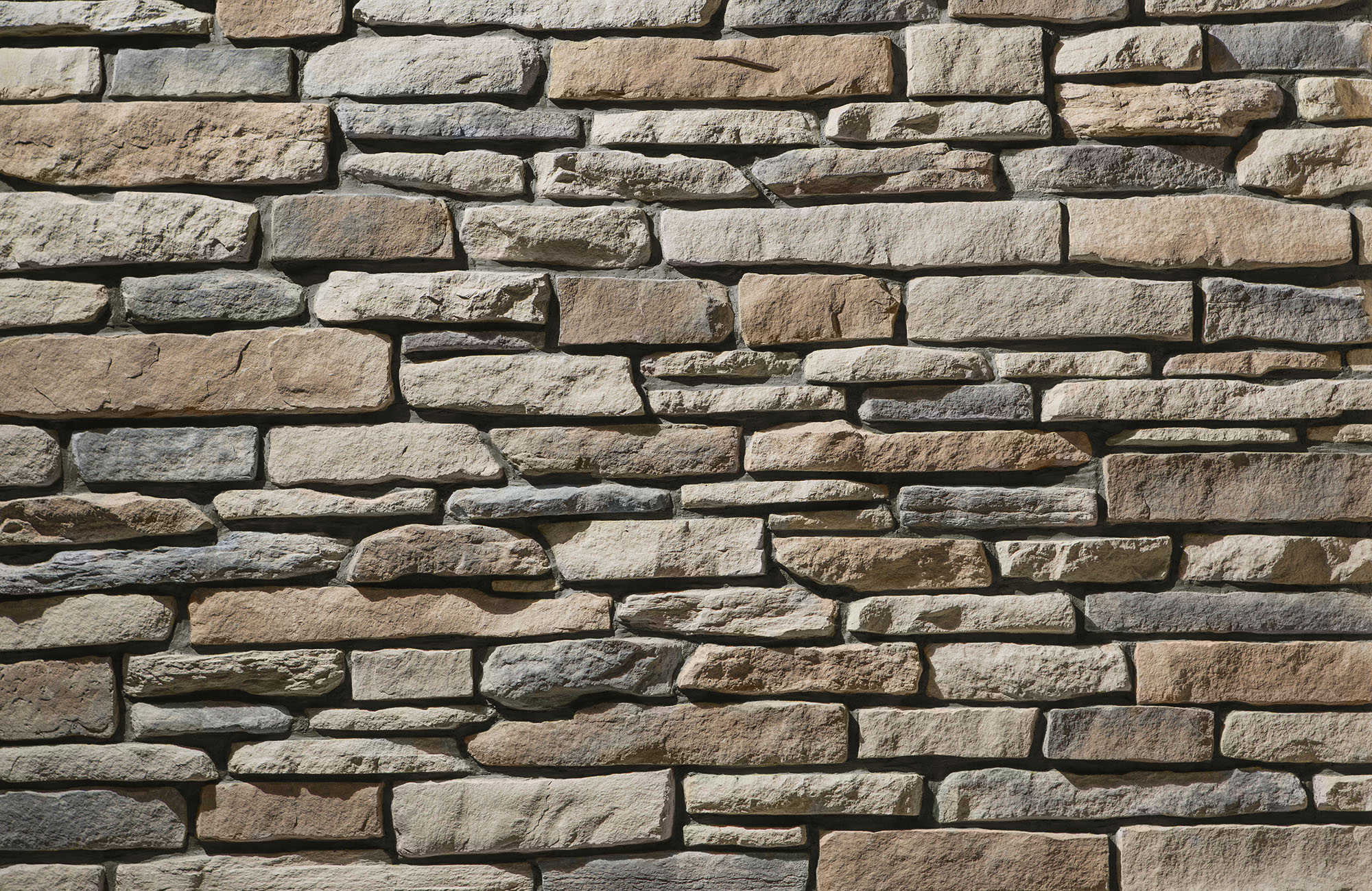 Ledgestone Brighton with Brown Grout