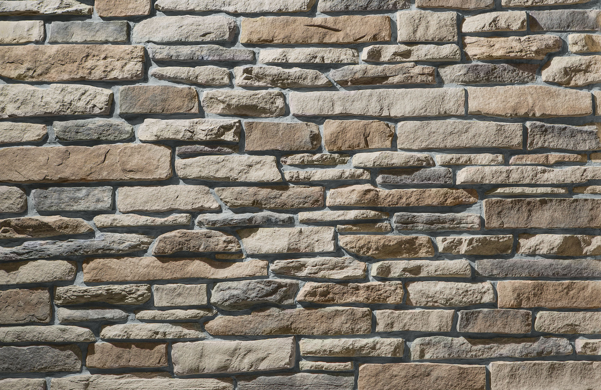 Ledgestone Brighton with Gray Grout