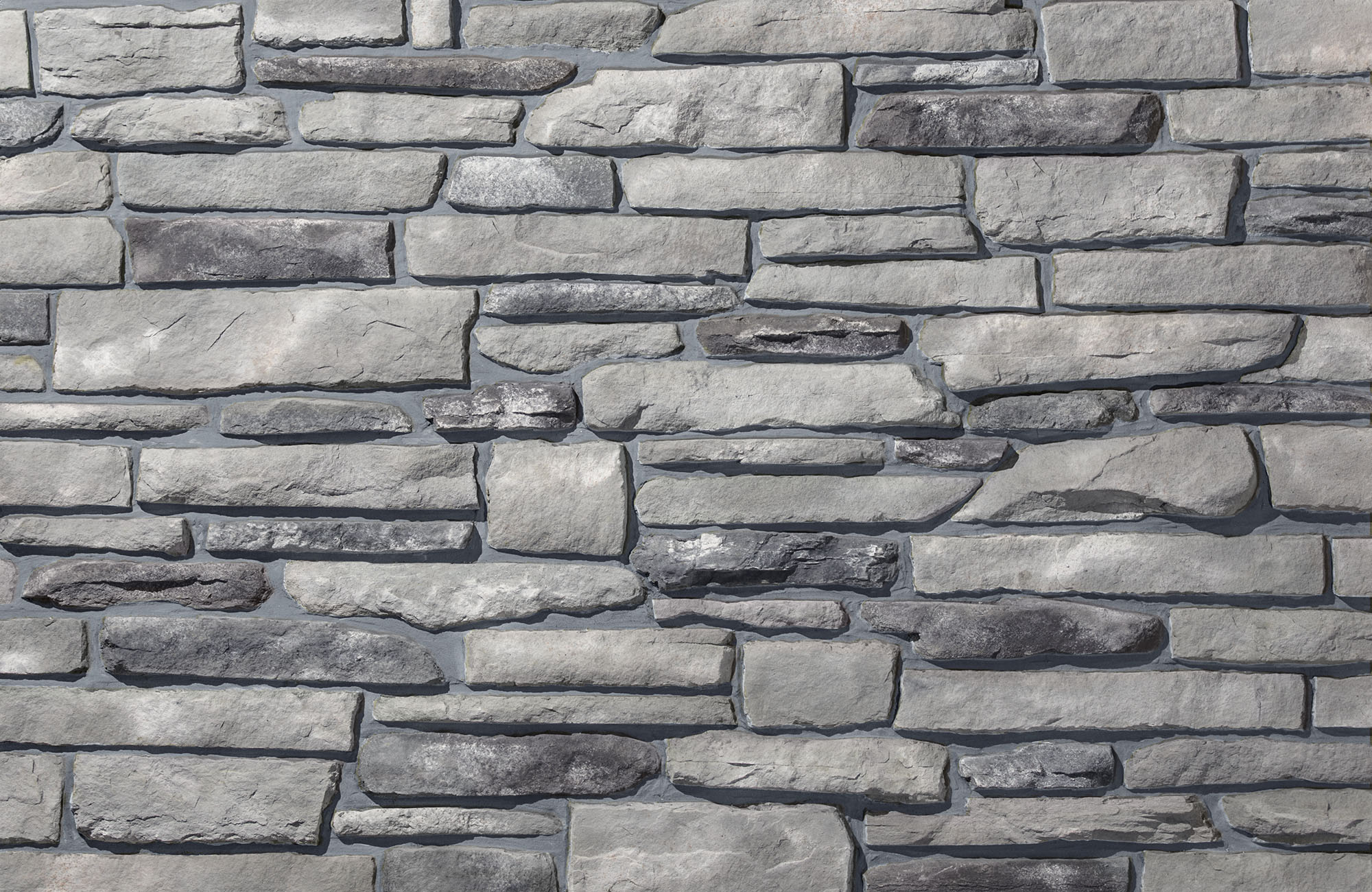 Ledgestone Mystic with Gray Grout