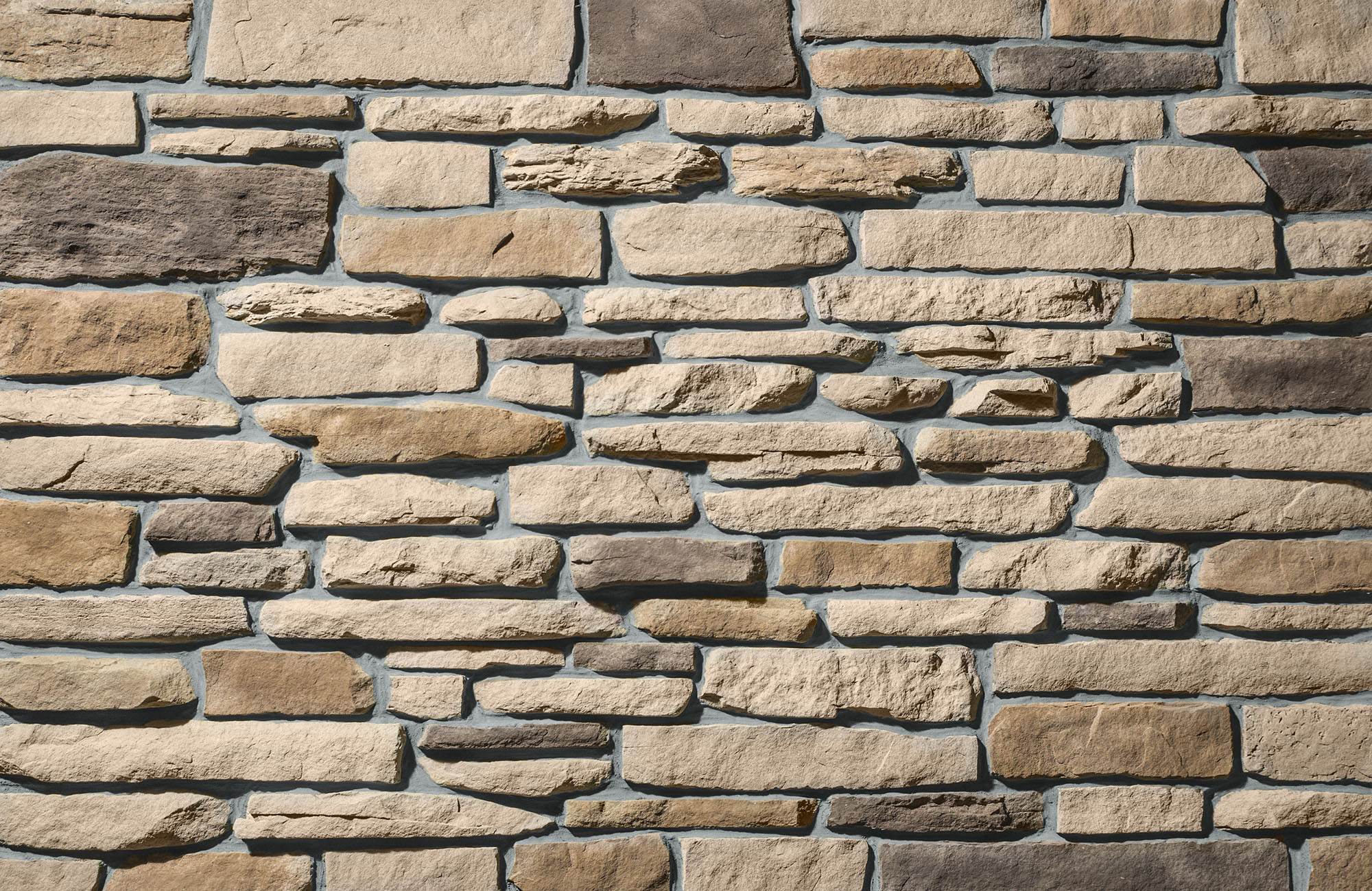 Ledgestone Osage with Gray Grout