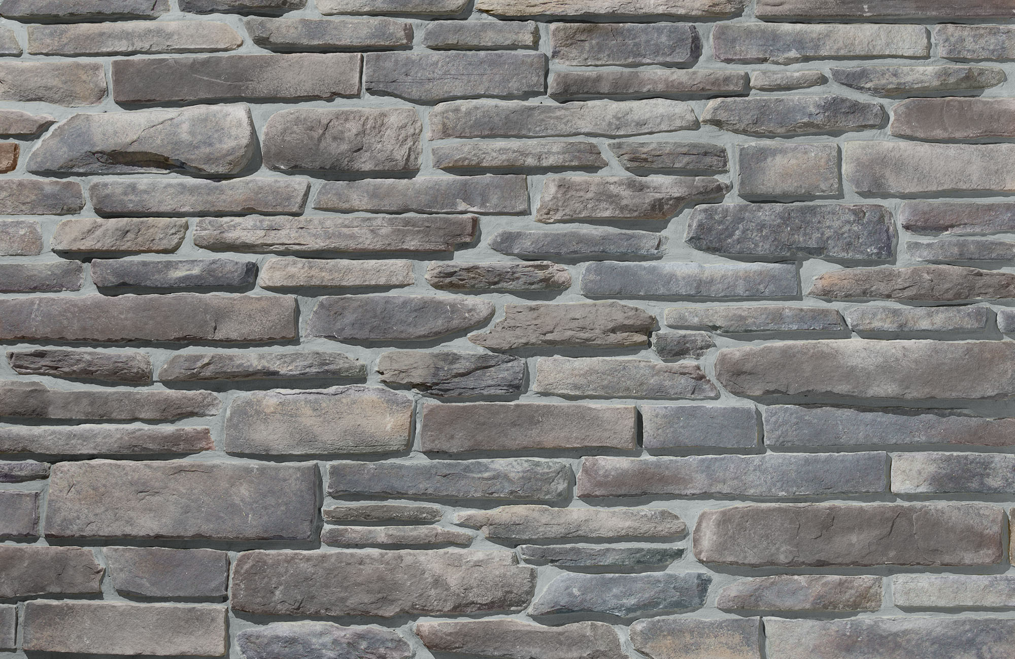 Ledgestone Oxford with Gray Grout