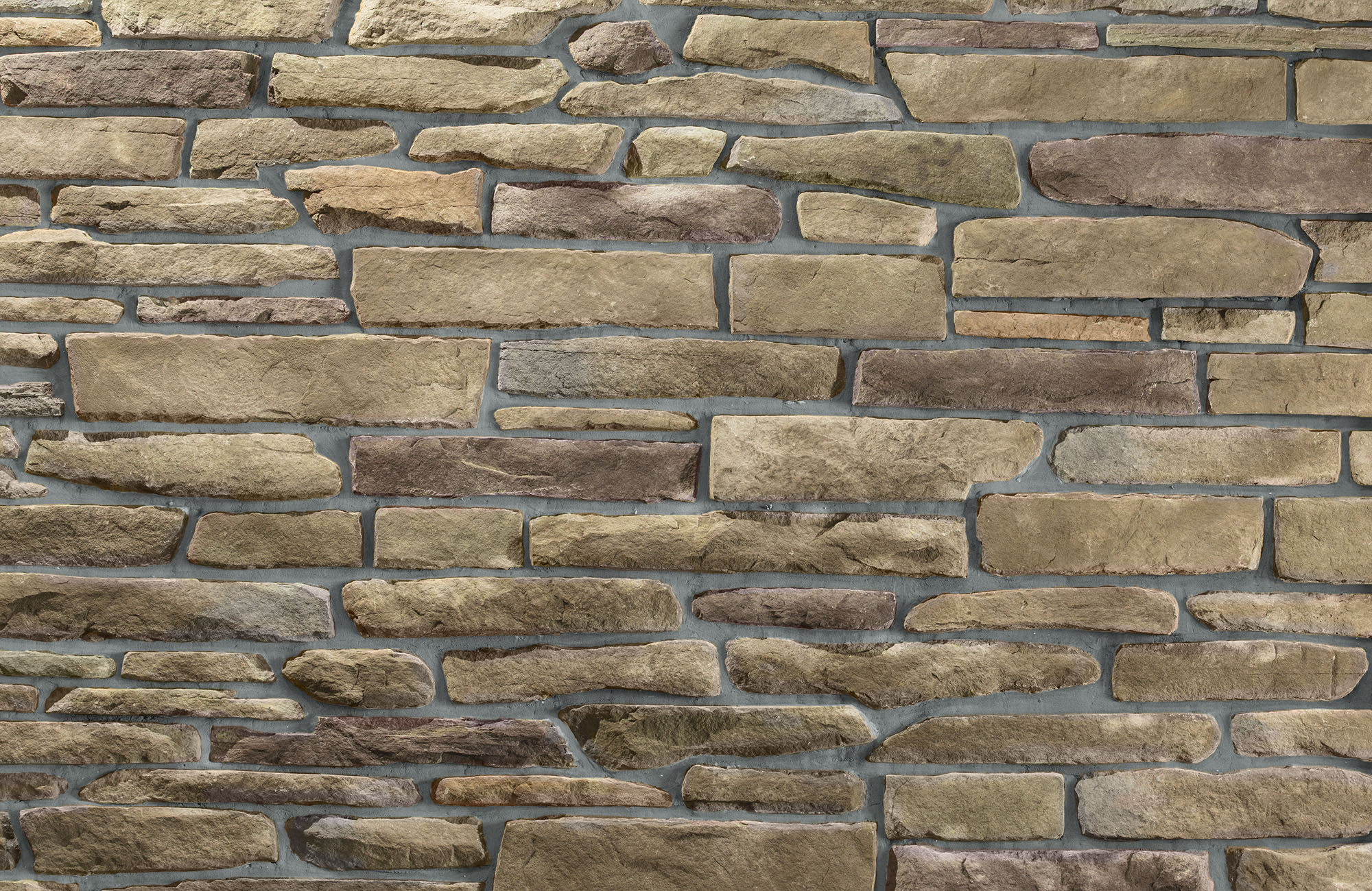 Ledgestone Ozark with Gray Grout