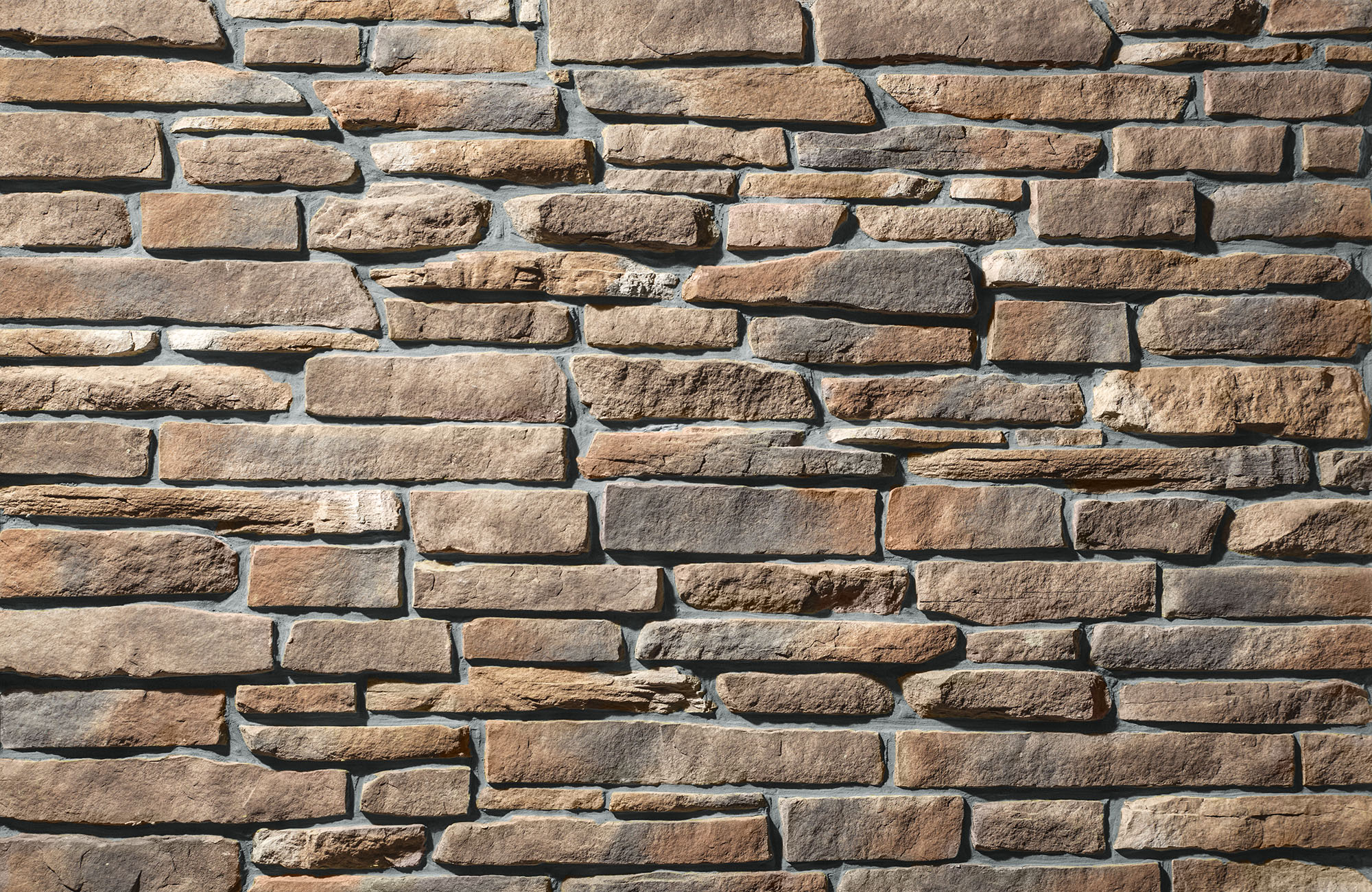 Ledgestone Rushmore with Gray Grout
