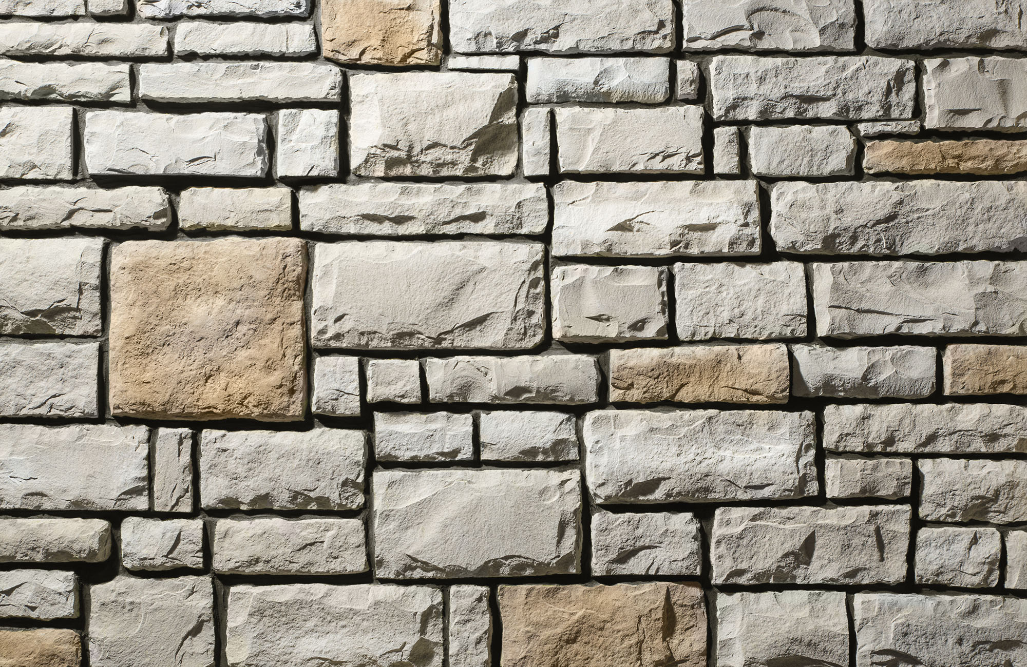 Limestone Ohio Vintage with Brown Grout