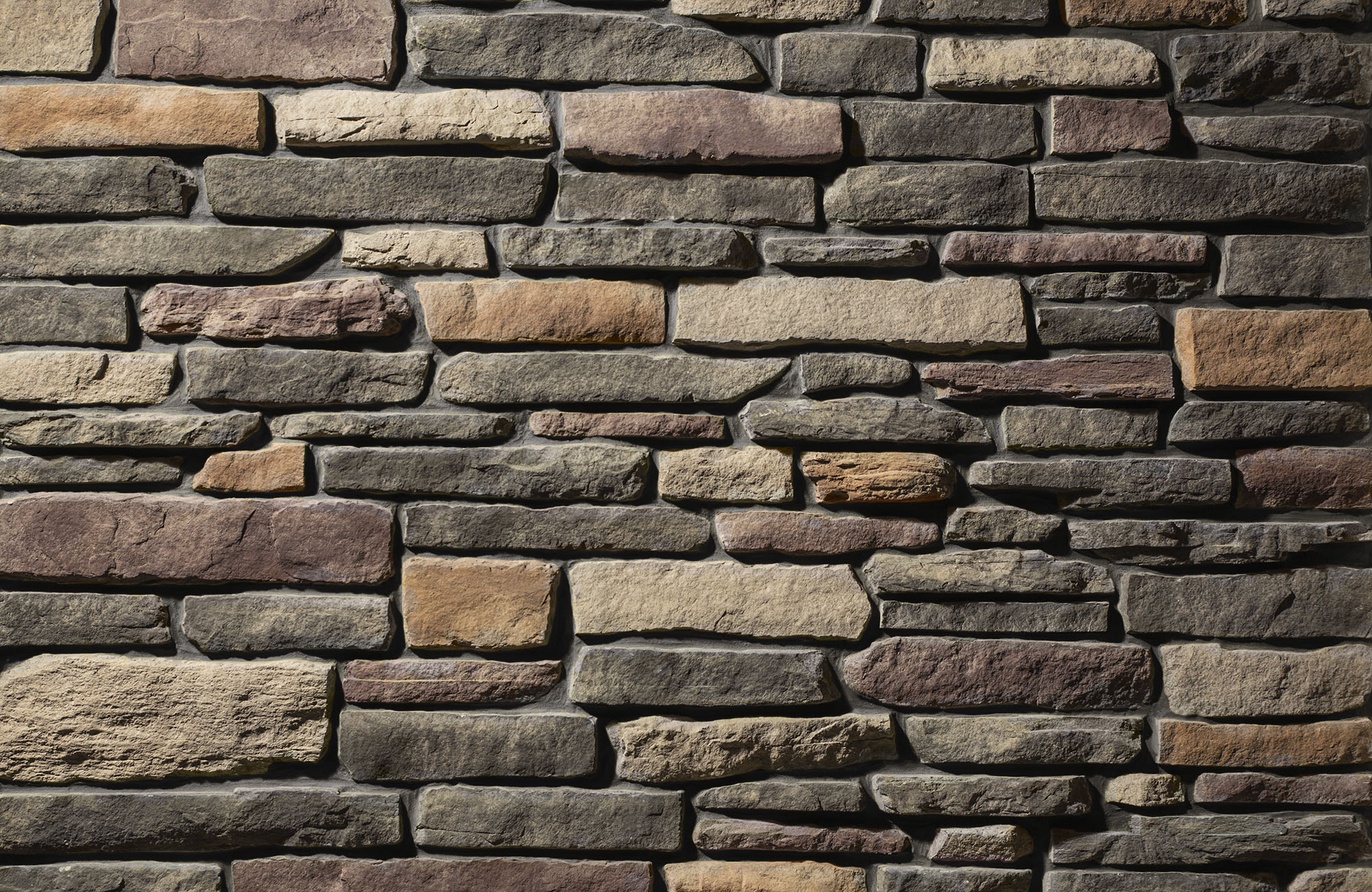 Ledgestone Saginaw with Brown Grout