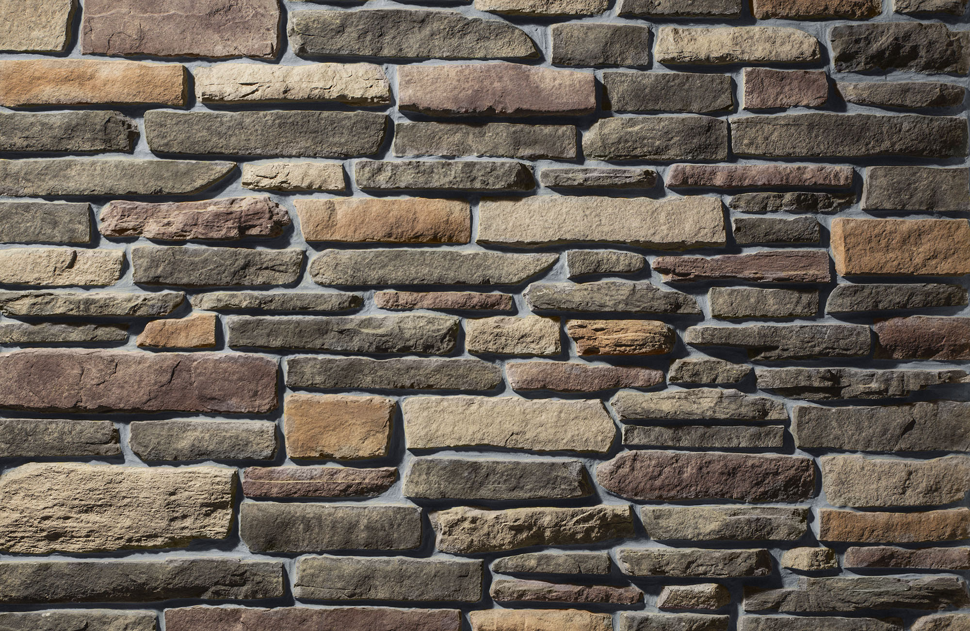 Ledgestone Saginaw with Gray Grout