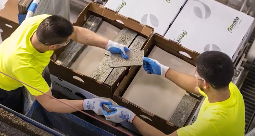 ProVia's sturdy manufactured stone boxes offer industry-leading defense against shipping damage.