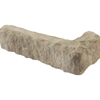 {Isolated image of a ProVia Dry Stack Manufactured Stone Corner Accessory}