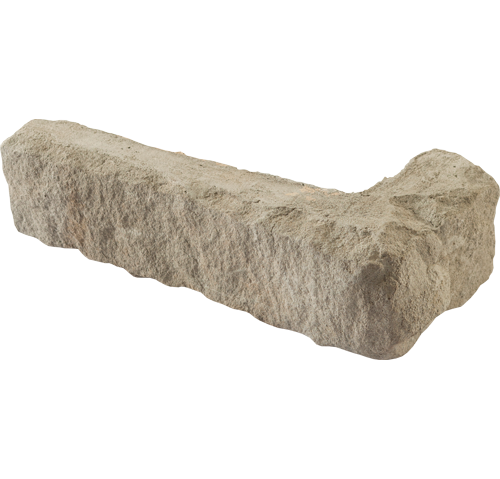 Isolated image of a ProVia Dry Stack Manufactured Stone Corner Accessory