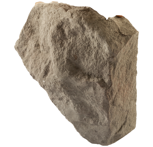 Isolated image of a ProVia Fieldstone Manufactured Stone Corner Accessory