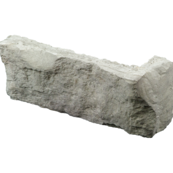 {Isolated image of a ProVia Terra Cut™ manufactured stone corner}