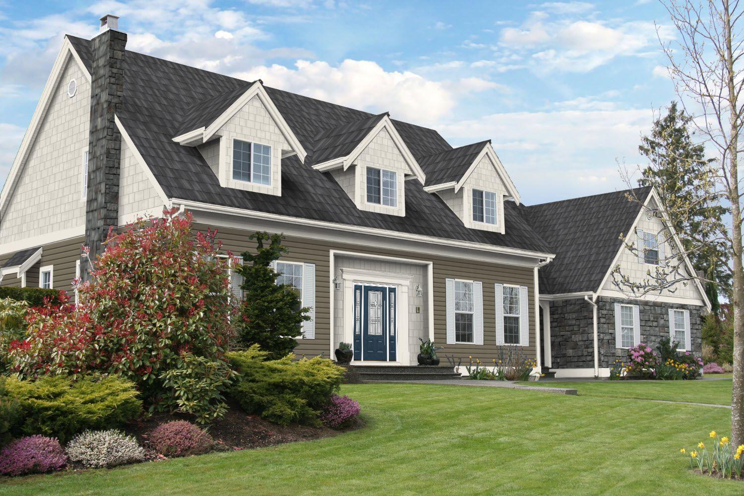 Deep Waters Home Exterior Color Palette