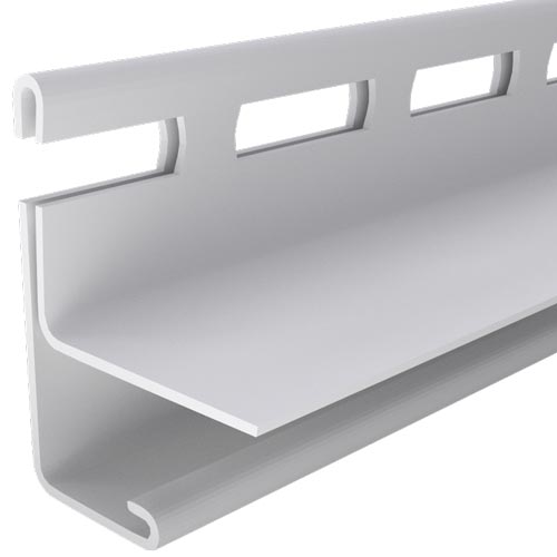 Vinyl siding accessories: F-Channel in White