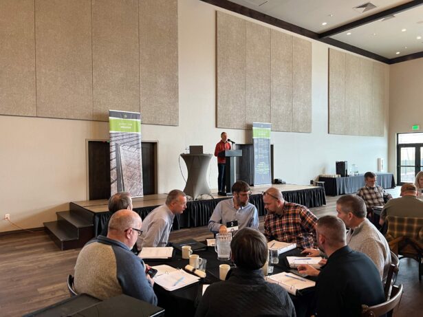 {ProVia President and CEO Brian Miller speaking at the Leadership Summit 2023}