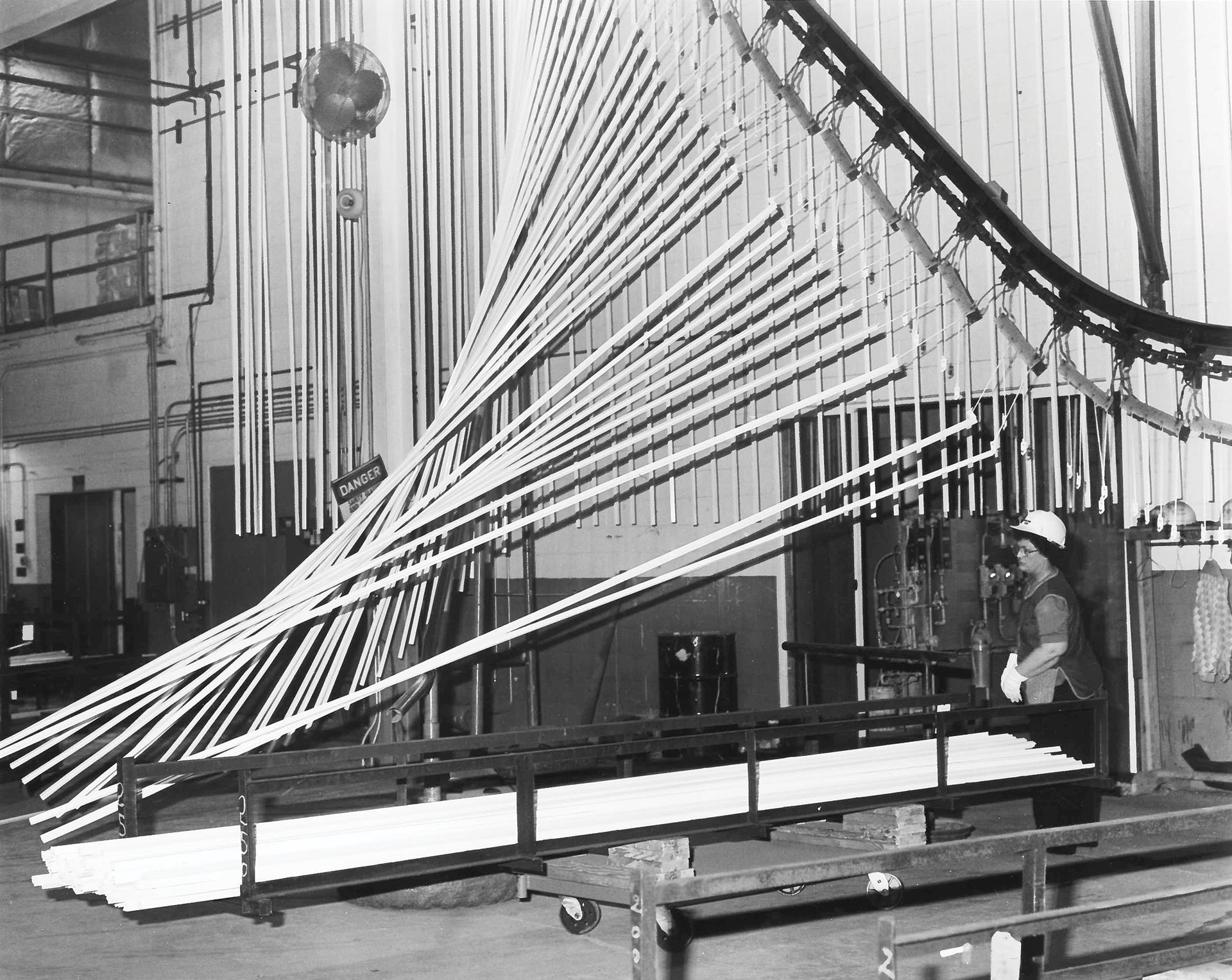 Black and white photo from Sugarcreek Industries