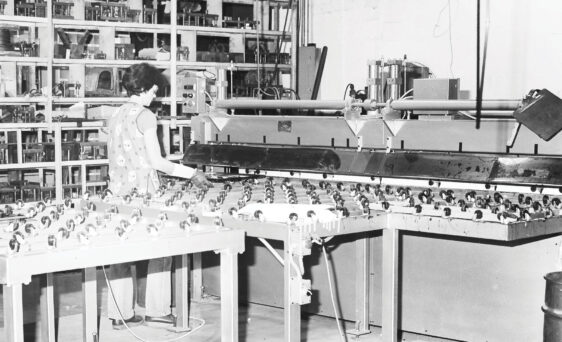 {Sugarcreek Industries Historic Production Photo}