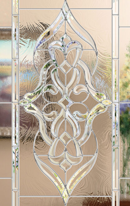 {Symphony decorative front door glass or glass for decorative windows}