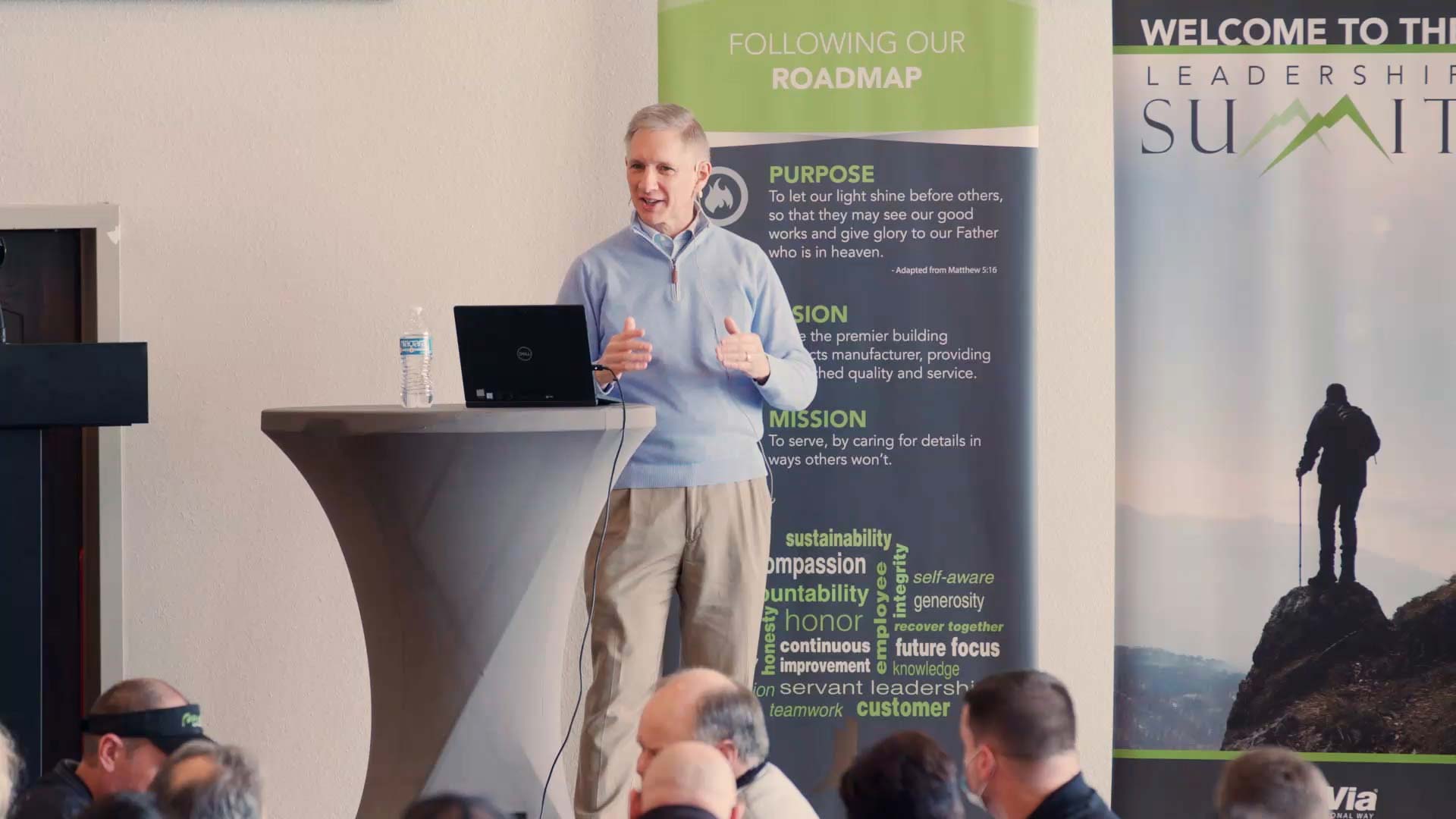 Brian Miller speaks at a recent Leadership Summit