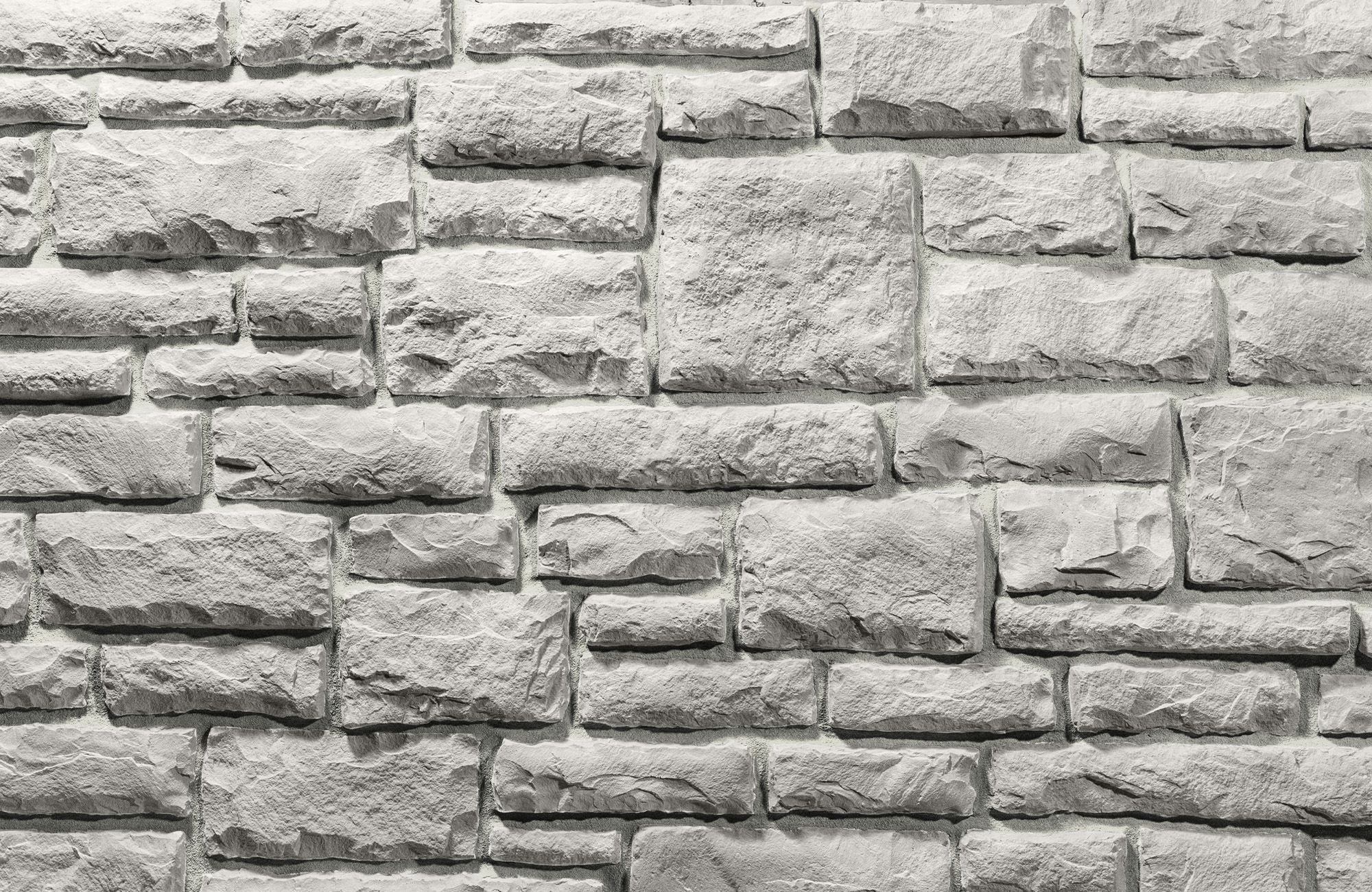 Limestone Vail with White Grout