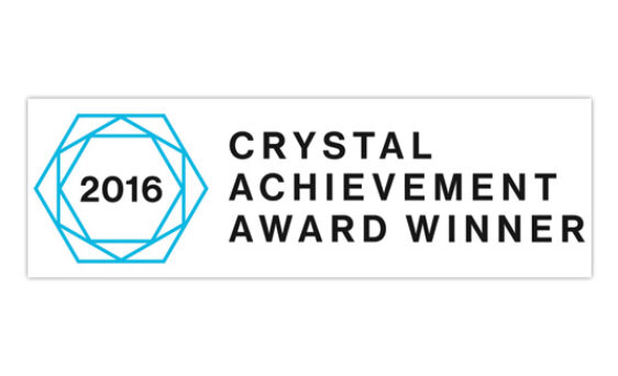 {Logo of 2016 Crystal Achievement Award Winner, which ProVia was awarded in 2016}