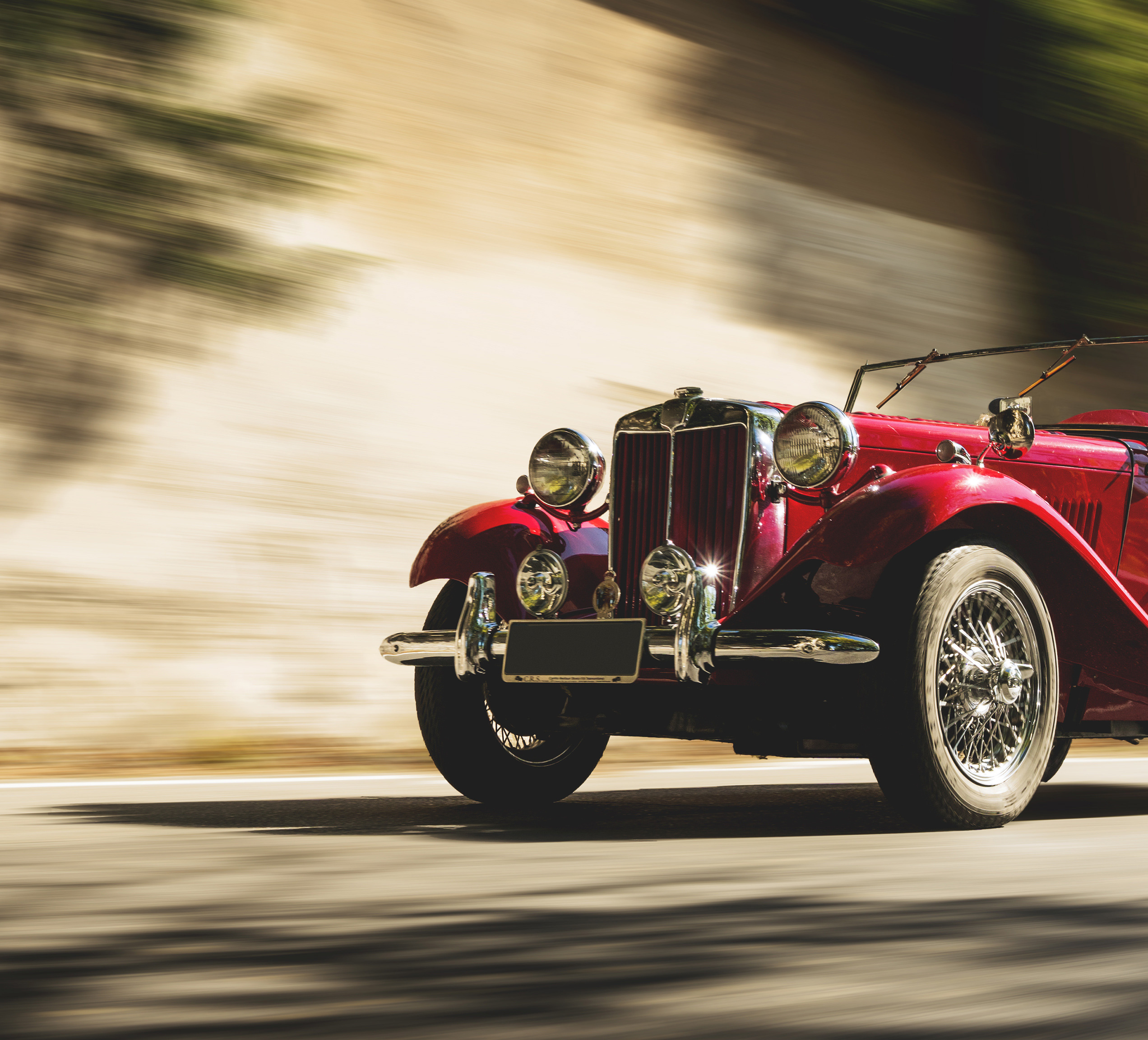 Red Classic Car