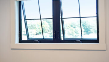{Endure™ Awning Windows in Textured Matte Coal Black}