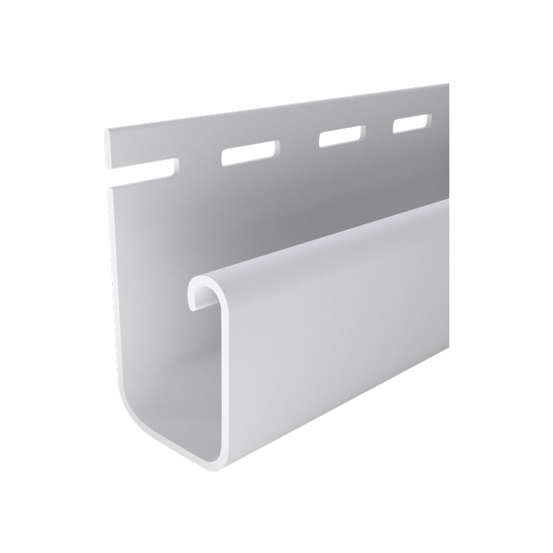 Vinyl siding accessories: J-Channel in White