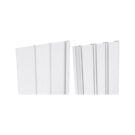 {Isolated images of ProVia vented and solid vinyl soffit}