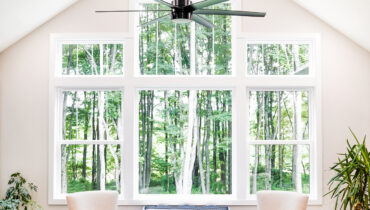 {Endure™ Picture and Double Hung Windows in White}