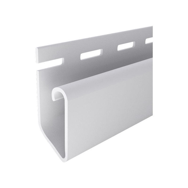 Vinyl siding accessories: White undersill finish vinyl siding trim