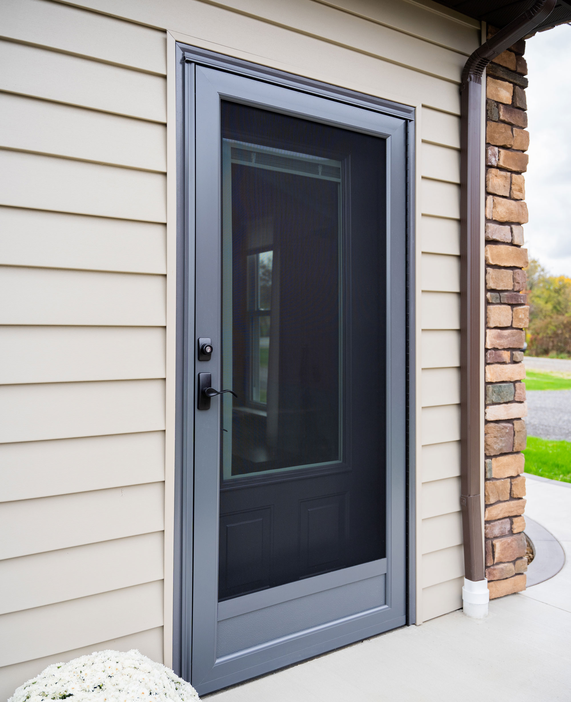 DuraGuard™ 096 Storm Door in Nightfall