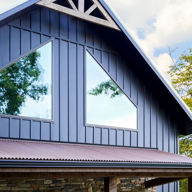 {ProVia Endure™ architectural shaped windows in Classic Bronze}