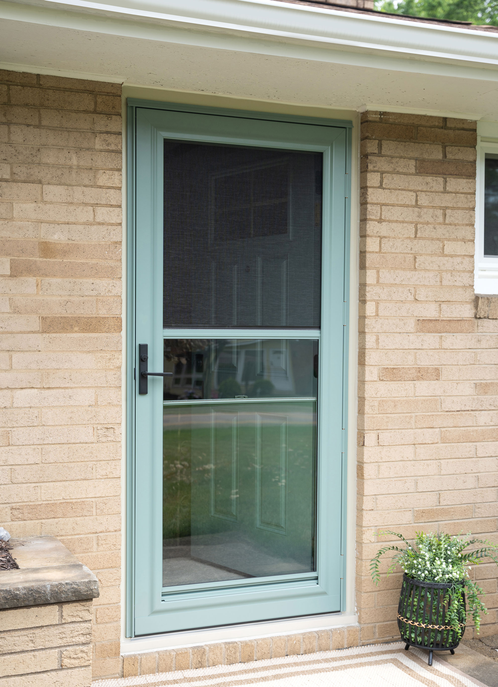 Spectrum™ 291 Full View Storm Door in Eucalyptus